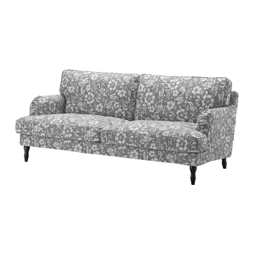 STOCKSUND Sofa Hovsten gray/white, black IKEA
