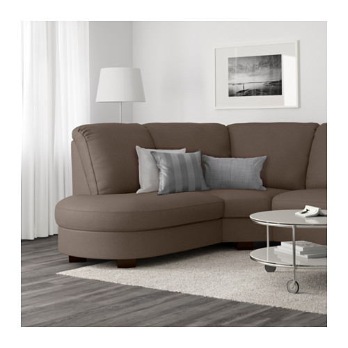 TIDAFORS Sectional, 3seat Dansbo medium brown IKEA