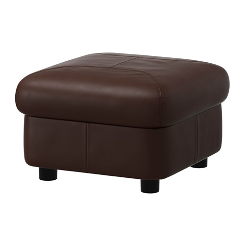 TIMSFORS Ottoman Mjuk/Kimstad dark brown IKEA