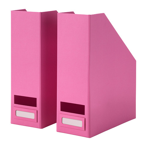 TJENA Magazine file pink, IKEA