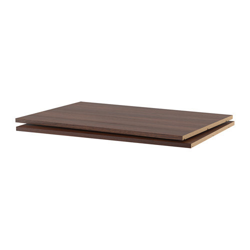 UTRUSTA Shelf - wood effect brown, 36x24 " - IKEA