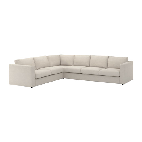VIMLE Sectional, 5seat corner Gunnared beige IKEA