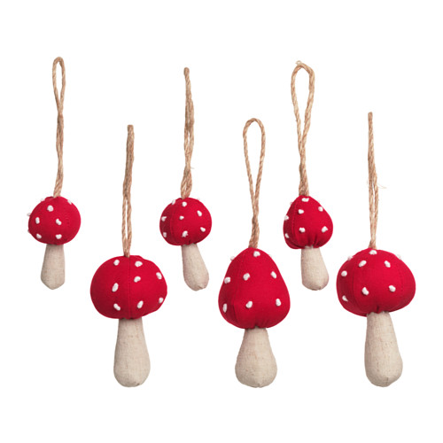VINTER 2016 Hanging ornaments, set of 6 IKEA