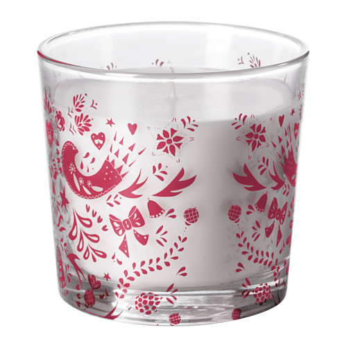 VINTER 2016 Scented candle in glass IKEA