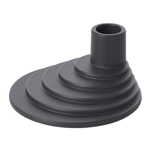YPPERLIG Candle holder dark gray IKEA