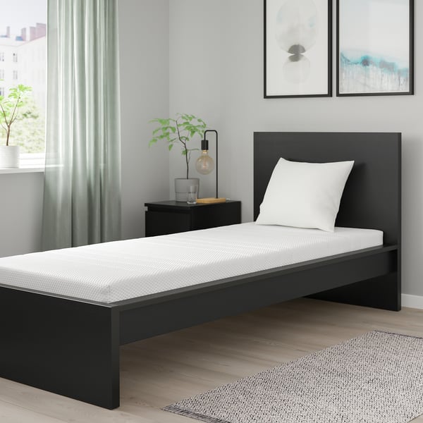 ÅKREHAMN مرتبة أسفنجية, متين./أبيض, 90x200 سم