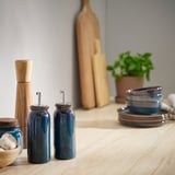 BRUGDHAJ قنينة زيت/خل, أزرق, 19 سم