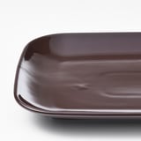 FÄRGKLAR صحن, لمّاع بني, ‎30x18 سم‏