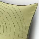 FRÖDD غطاء وسادة, أخضر/تطريز, ‎50x50 سم‏