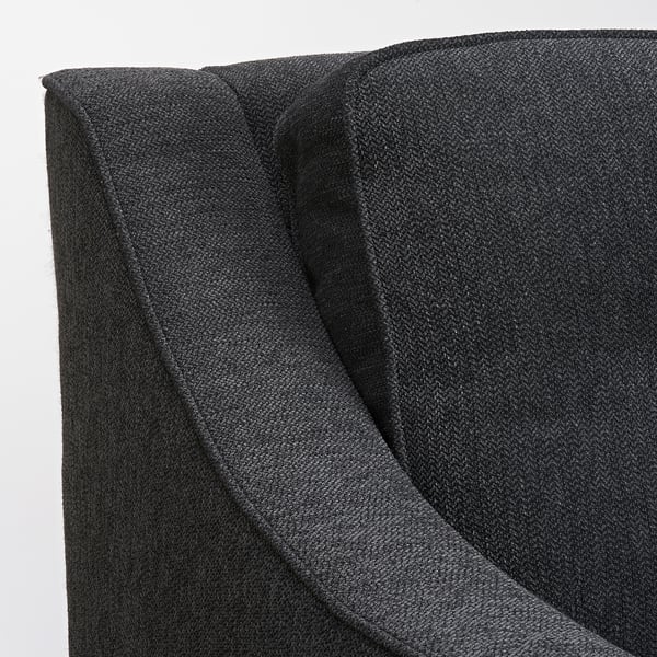 FRÖSLÖV كنبة 3 مقاعد, Hyllie رمادي غامق