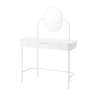 GRÅFJÄLLET طاولة زينة, أبيض, 100x42 سم