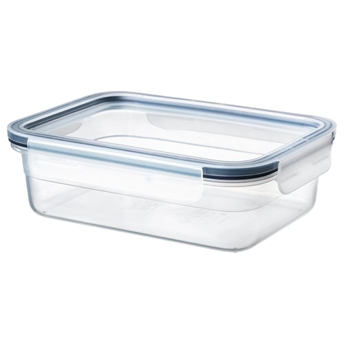 IKEA 365+ حافظة طعام بغطاء, مستطيل/بلاستيك, 1.0 ل