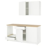 KNOXHULT مطبخ, أبيض, ‎180x61x220 سم‏