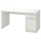 MALM مكتب, أبيض, ‎140x65 سم‏