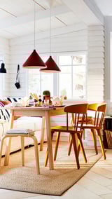 NORRÅKER طاولة, بتولا, ‎125x74 سم‏