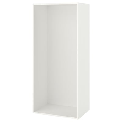 PLATSA هيكل, أبيض, ‎80x55x180 سم‏