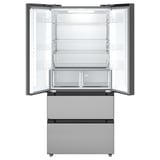 RIBBENÅS ثلاجة/فريزر باب فرنسي, IKEA 700 مستقل/ستينلس ستيل, ‎347/169 ل‏