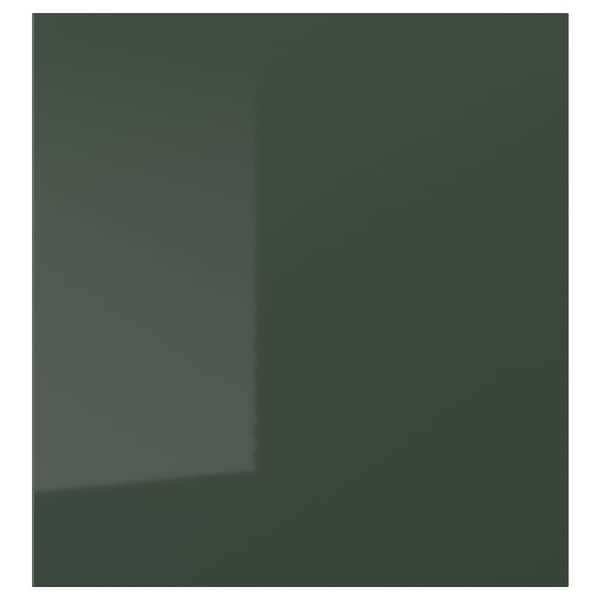SELSVIKEN باب, لامع أخضر-زيتوني غامق, 60x64 سم