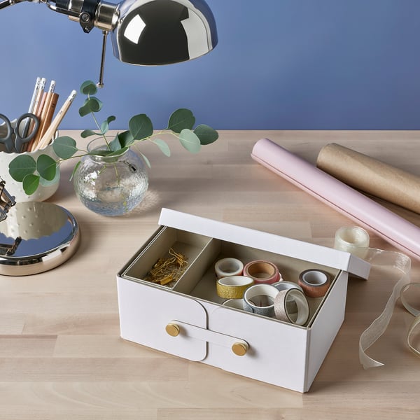 SPINNROCK صندوق بحجيرات, أبيض, 25x16x10 سم