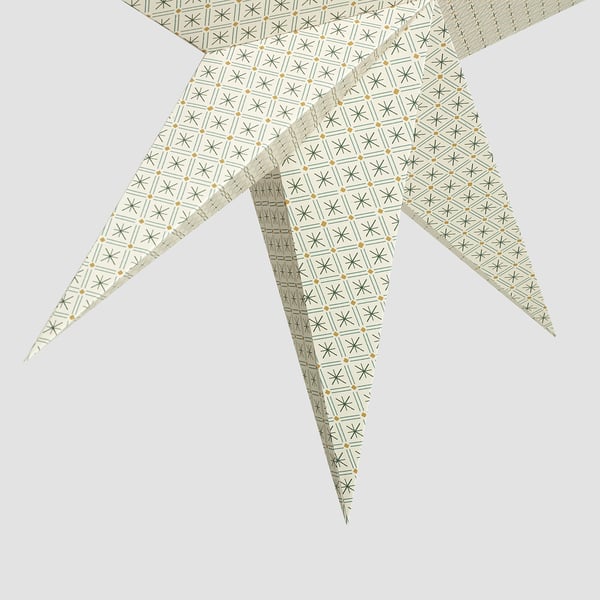 STRÅLA غطاء مصباح, نجمة أخضر, 70 سم