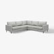 SALTSJÖBADEN Corner sofa, 4-seat, Tonerud grey