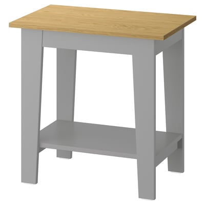 ÄMMARYD Side table, grey, 59x40 cm