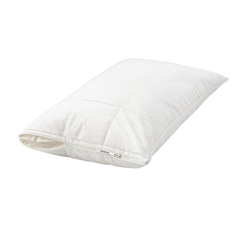 ÄNGSKORN pillow protector, padded, zip closure, prolongs pillow life, lyocell-cotton blend.