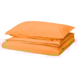 ÄNGSLILJA Duvet cover and pillowcase, orange, 150x200/50x80 cm