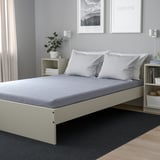 ÅGOTNES Foam mattress, firm/light blue, 140x200 cm