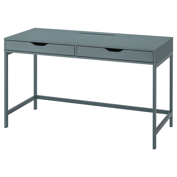 ALEX desk, greyturquoise, 132x58 cm IKEA
