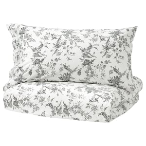 Buy Alvine Kvist Quilt Cover And 2 Pillowcases White Grey