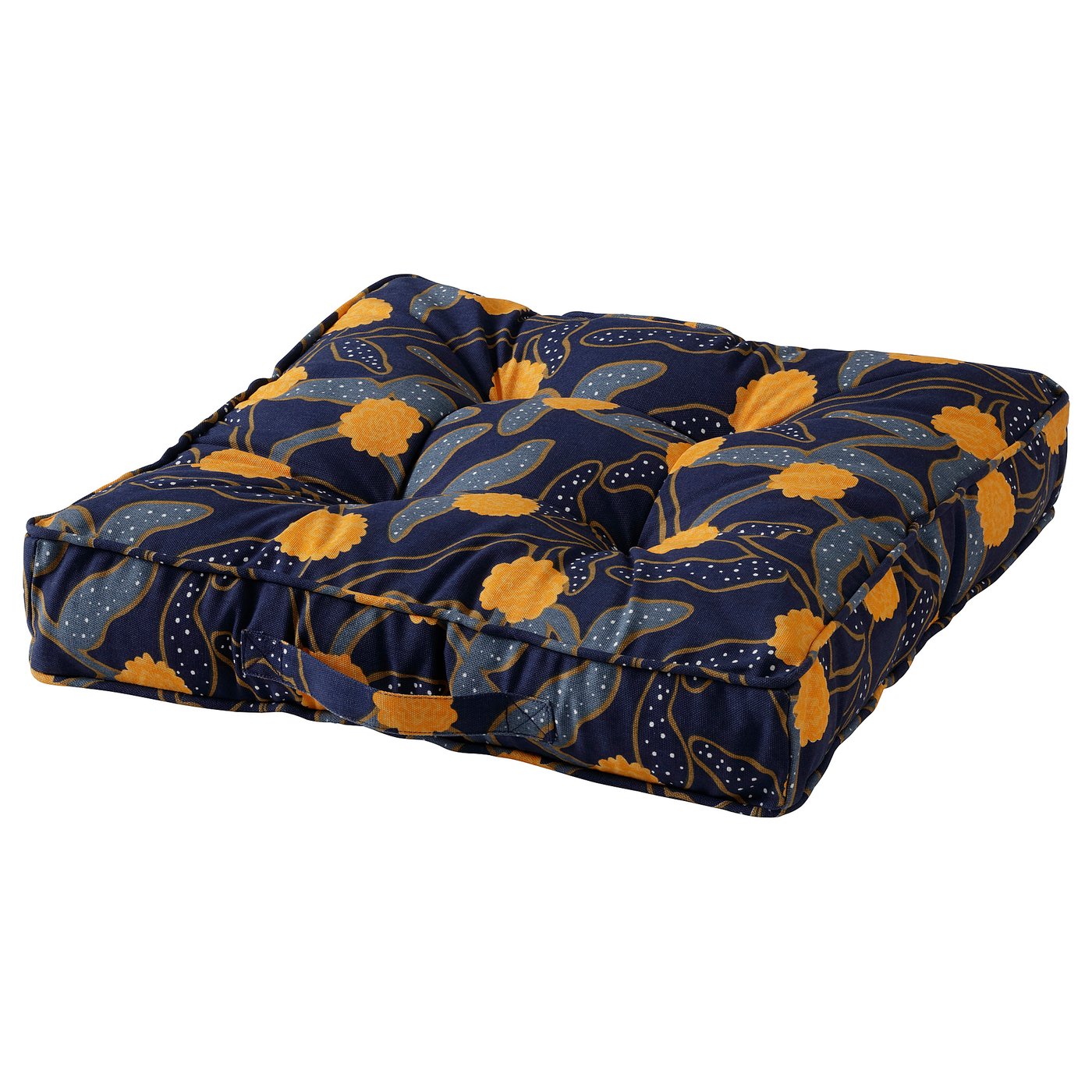 AROMATISK Floor cushion, blue, 45x45x10 cm IKEA