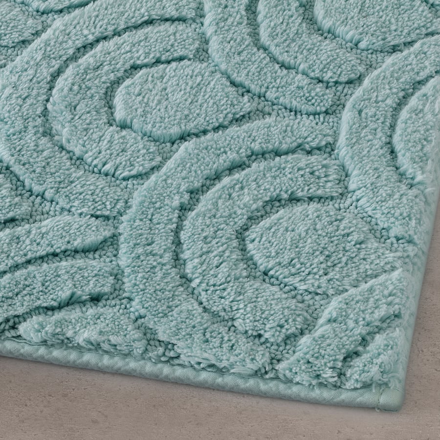 ASKLÖNN Bath mat, light green, 50x80 cm IKEA