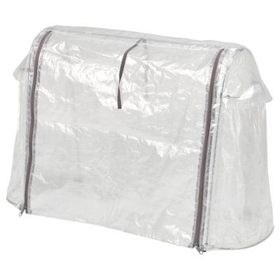 ASPAREN Cover for planter, outdoor/transparent white, 83x51x31 cm