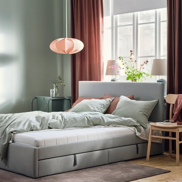 ÅSVANG Foam mattress, firm/white, 90x200 cm IKEA