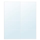 AULI Pair of sliding doors, mirror glass, 200x236 cm
