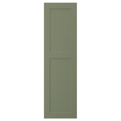AXSTAD Door, grey-green, 40x140 cm
