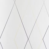 BASTSJÖN Shower curtain, white yellow/lilac, 180x200 cm