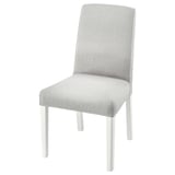 BERGMUND Chair, white/Orrsta light grey