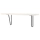 BERGSHULT / FÖRLÄGGARE Wall shelf, black/white, 80x20 cm