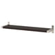BERGSHULT / GRANHULT Wall shelf, brown-black/nickel-plated, 80x20 cm