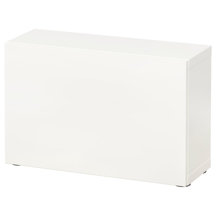 BESTÅ shelf unit with door, white/Lappviken white, 60x22x38 cm IKEA