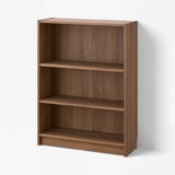 BILLY Bookcase, brown walnut effect, 80x28x106 cm