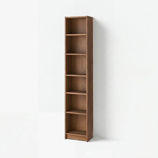 BILLY Bookcase, brown walnut effect, 40x28x202 cm