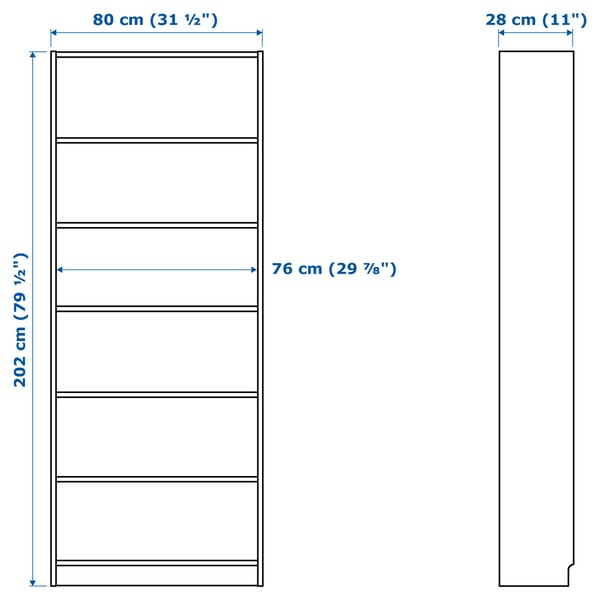 BILLY / BRIMNES TV storage combination, white, 340x41x202 cm
