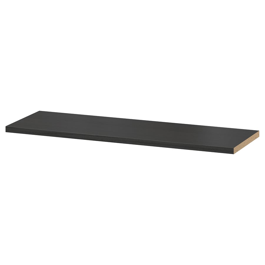 BILLY extra shelf, blackbrown, 76x26 cm IKEA