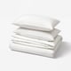 BJÖRKAL Duvet cover and 2 pillowcases, white, 240x220/50x80 cm