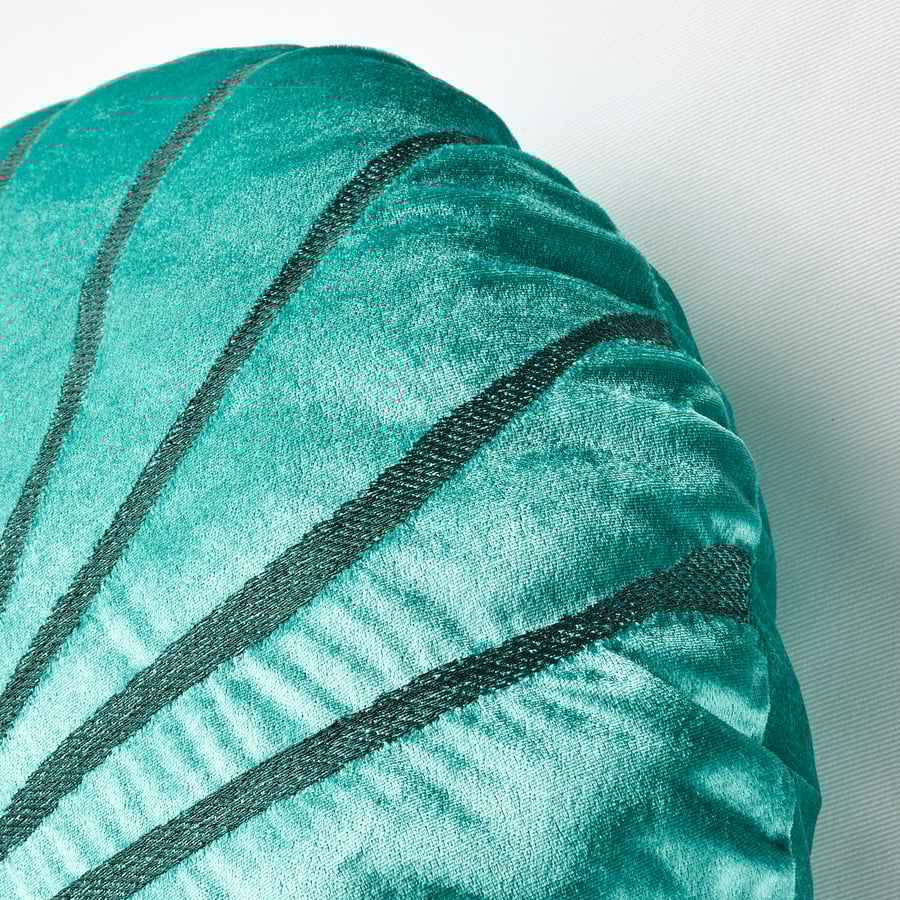 BLÅVINGAD cushion, coralshaped/turquoise IKEA