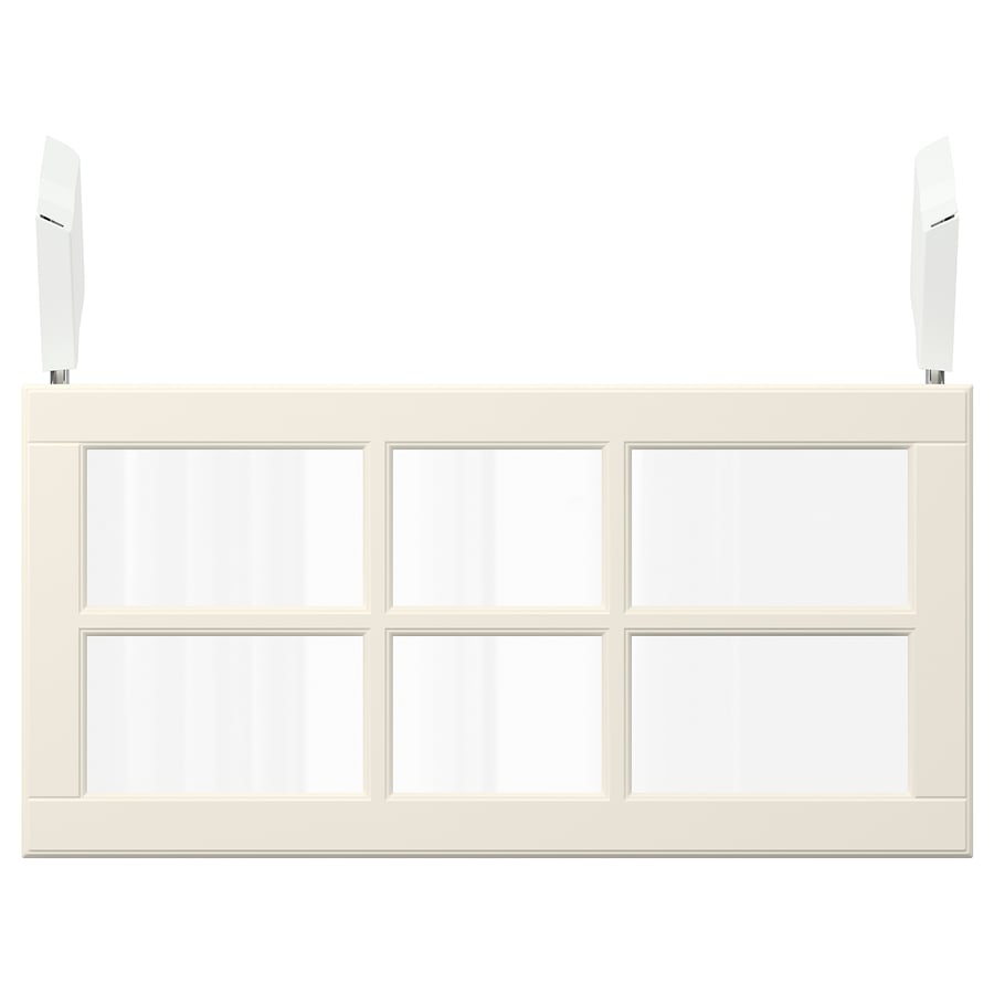 BODBYN horizontal door with hinges, offwhite, 40x80 cm IKEA