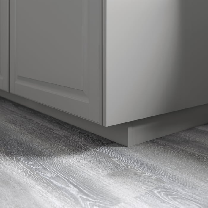 BODBYN plinth, grey, 220x8 cm IKEA